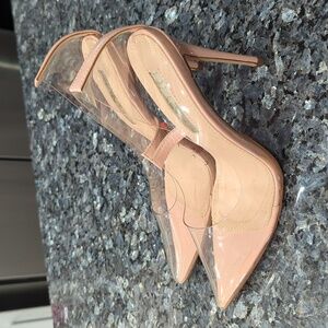 Nude, Clear Heels (Kimye)